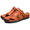Dark Brown, variant on YOURDIARY Men's Casual Sandals Breathable Outdoor Beach Shoes Slippers