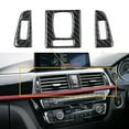 thumbnail image 5 of Xotic Tech 1X FULL SET INTERIOR TRIM COVER STICKERS REAL CARBON FIBER FOR BMW 3 4 SERIES, 5 of 9
