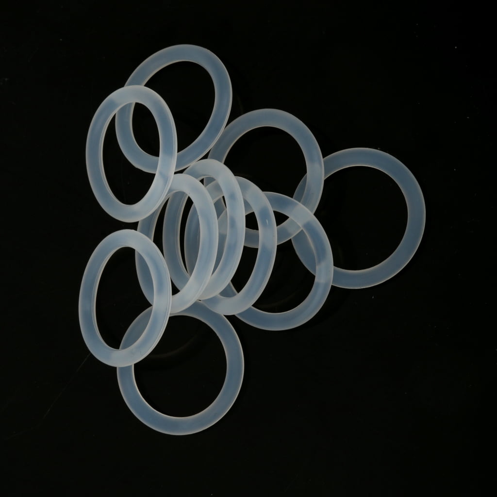 10x Silicone Baby Pacifier Adapter Holder O Rings For Dummy Rings Napkin 