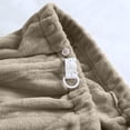 thumbnail image 5 of SOOMLON Maternity Pajama Pants Soft Flannel Solid Pajama Bottoms Women Tall Warm Winter Plush Lounge Sleepwear Sleep Pants Stretchy Comfy Straight Leg Pants Night Clothes Khaki XL, 5 of 9