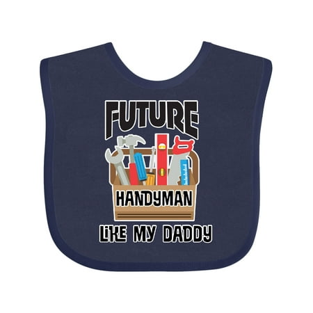 

Inktastic Future Handyman Like Daddy Gift Baby Boy Bib