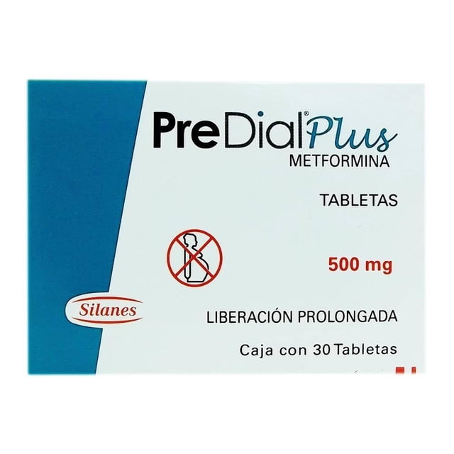 Predial Plus 500 mg 30 tabletas de liberación prolongada