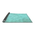 thumbnail image 2 of Ahgly Company Indoor Rectangle Abstract Light Blue Contemporary Area Rugs, 2' x 5', 2 of 4