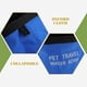 thumbnail image 2 of ColoMX 2pcs plato plegable para perros Food Grade Oxford paño plegable a prueba de agua plato de la taza recipiente de viaje portátil para mascotas comida para gatos alimentación del agua (azul), 2 of 7