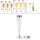 thumbnail image 5 of Paquete de 30 copas, , clásicas, premium, , copas de champán, plástico desechable para suministros de , cócteles, - oro and rosa Oro rosa, 5 of 9