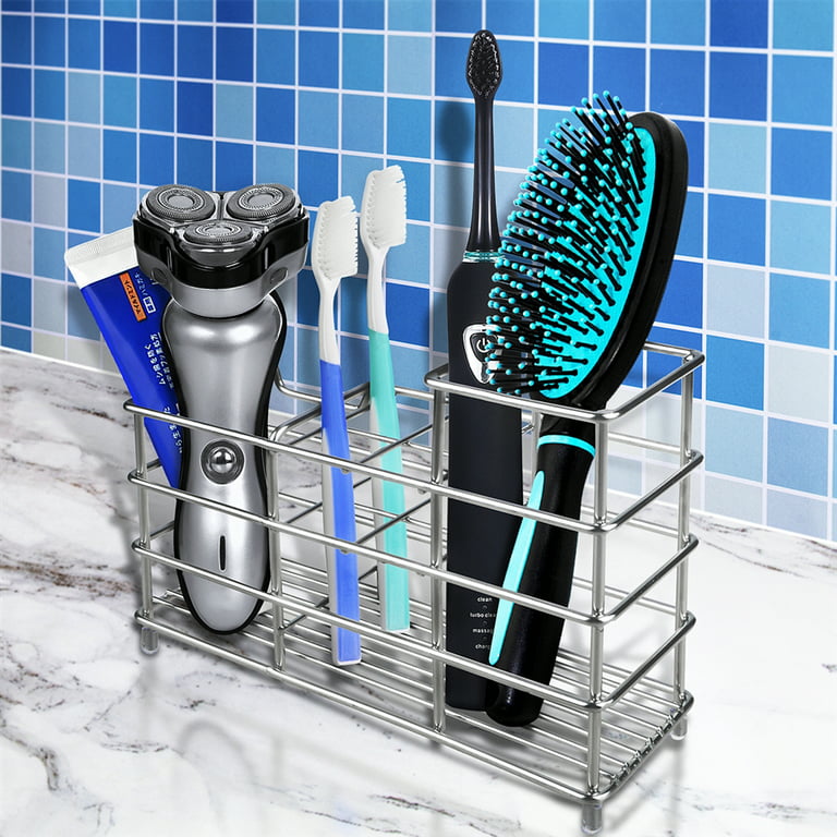 Toothbrush Holder Wall Mounted Stainless Steel Bathroom Tumbler Holder –  Ruhe