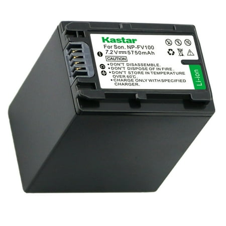 Kastar 1-Pack NP-FH100 Battery Replacement for Sony DCR-HC48 DCR-HC50 DCR-HC51 DCR-HC52 DCR-HC53 DCR-HC54 DCR-HC62 DCR-HC65 DCR-HC7 DCR-HC8 DCR-HC85 DCR-HC94 DCR-HC96 DCR-SR10 Camera