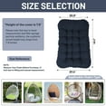 thumbnail image 2 of Thickened Waterproof Papasan Rocking Chair Cushion – 6.3'' Egg Chair Cushions with Secure Ties, Fade-Resistant & Weatherproof for Indoor/Outdoor Use , Fits Rattan Wicker Hammock Chairs (Only Cushion), 2 of 7