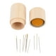 thumbnail image 5 of Caja Redonda Para Alfileres De Coser, Alfiletero Portátil De Madera De Haya De Acero Inoxidable, Resistente, De Gran Capacidad, Con Forma De Tubo Seguro, Soporte Para Agujas De, 5 of 7