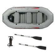 Intex Mariner 4-Person Inflatable River Lake Dinghy Boat and Oars Set