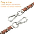 thumbnail image 5 of Uxcell Purse Chain Strap, 32" Purse Strap Shoulder Bag Replacement Strap, Brown&Silver, 5 of 6