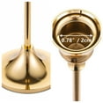 thumbnail image 6 of Nuptio 2 Sets(6 Pcs) Brass Gold Metal Taper Candle Holders Candlestick Holders, 6 of 9