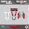 thumbnail image 4 of Kalair GFX Graphics Kit for Suzuki DRZ400SM (2001-2023) Surfsup Series, 4 of 5