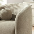 thumbnail image 5 of Holland Swivel Chenille Fabric Armchair in Taupe, 5 of 10