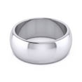 thumbnail image 3 of SuperJeweler 925 Sterling Silver 8MM Ladies and Mens Wedding Band for Women and Men, 3 of 3