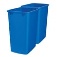 thumbnail image 1 of Bote de Basura Rev-A-Shelf RV-35-22-2 35 Cuartos Azul Paquete de 2, 1 of 9