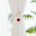 thumbnail image 1 of Feltree Boucle de Rideau en Métal Fleur Papillon, Sangle Décorative pour Décoration Intérieure, Rideau Romantique Personnalisé avec Design Creux, 1 of 8