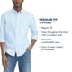 thumbnail image 3 of Camisa Oxford de manga larga Tommy Hilfiger para hombre, color azul S, 3 of 5