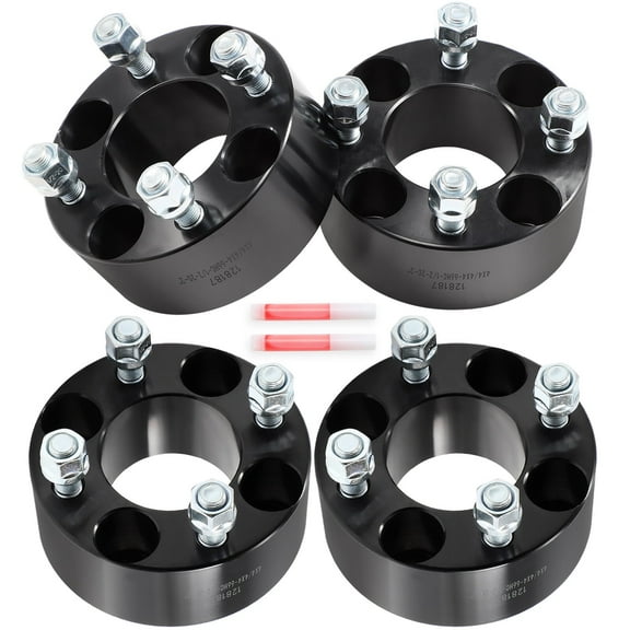 ECCPP 4PCS 4x4 to 4x4 Wheel Spacers Lug Centric 2" 4 Lug 1/2" 66mm hub bore Compatible with for Club Car for EZ GO for Golf Cart