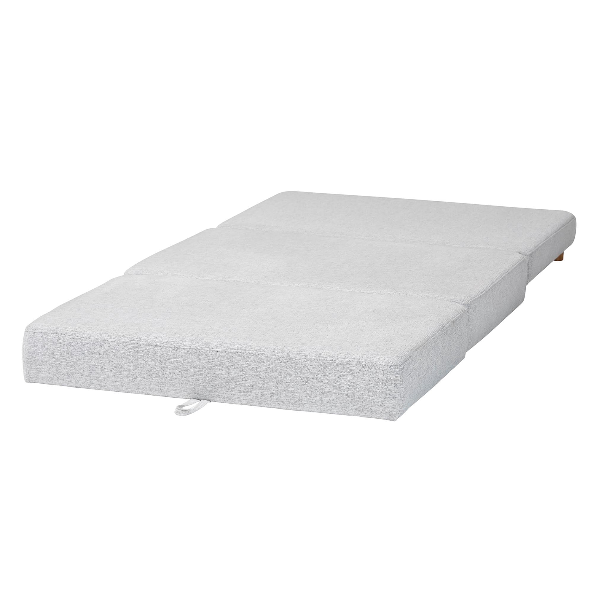 Baxton Studio Sabriel Modern Sleeper Ottoman, Light Grey