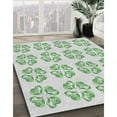 thumbnail image 2 of Ahgly Company Indoor Square Patterned Green Novelty Area Rugs, 7' Square, 2 of 6