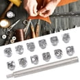 thumbnail image 4 of Leather Stamper, Easy To Use Stamping Punch Tool Kit, Stamping Punch Tool, Leather DIY Tools, For Craft Lovers Friends, 4 of 8