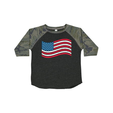 

Inktastic Grunge American Flag Gift Toddler Boy or Toddler Girl T-Shirt