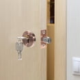 thumbnail image 4 of Shisuyan Single Cylinder Deadbolt Zinc Alloy Red Bronze 1 Set 2.2X2.2in, 4 of 8