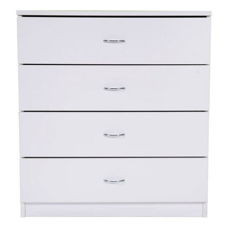 4-Drawer Dresser with Metal Handles Bedside Night Stand Bedroom Best (Best Place For Bedroom Furniture)