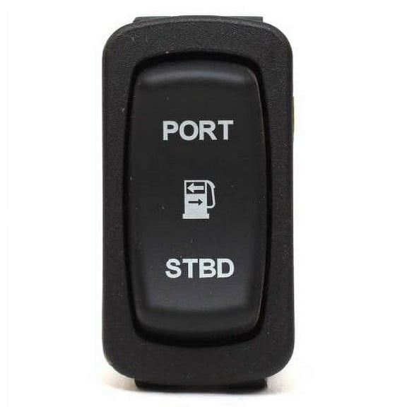 Carling Boat Rocker Switch | PORT / STBD Gas On/Off/On 12V / 15A