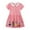 Z51412 Pink, variant on Toddler Girls Easter Dresses Short Sleeve Tulle Bunny Prints Clothes Dresses for Girls Size 4-5T