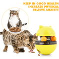 thumbnail image 2 of Jouets pour Chats, Jouets Interactifs pour Chats, Balle Collation avec Ouverture Réglable et Deux Balles Roulantes, 2 of 7