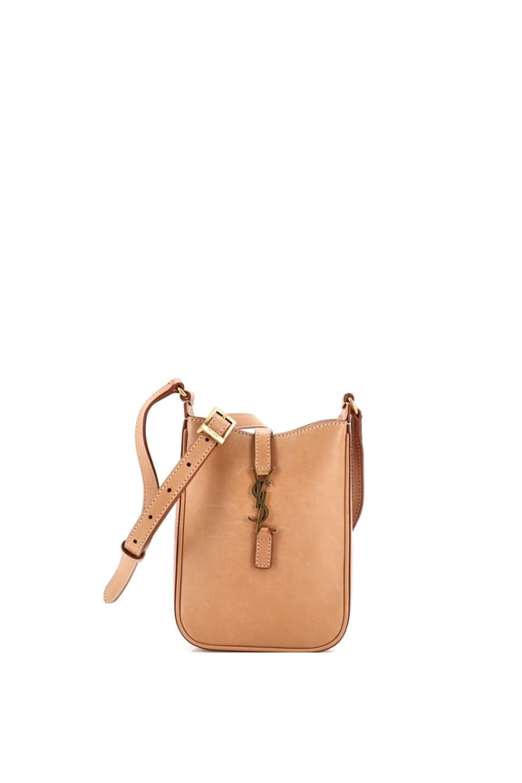 Pre-Owned Le 5 a 7 Vertical Shoulder Bag Leather Mini By Rebag