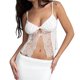 thumbnail image 2 of Chaleco Sin Mangas Y2K Chaleco sin mangas Costura de encaje sin espalda Mujeres Crop Top Streetwear (Blanco S) Cgtredaw Para estrenar, 2 of 6