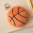 thumbnail image 7 of Jiibva Plush Sport Ball Keychain, Plush Basketball Football Keyring for Sport Lover Purse Bag Charms Pendant Keychain for Men Women, 7 of 7