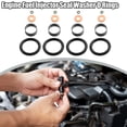 thumbnail image 2 of 1204698 Coche Motor Combustible Inyector Sello Arandela Junta Tóricas Kit Reemplazo, 2 of 6