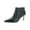 Black Polished Calf, variant on Women's Lizie Burnished Leather Bootie Black 5 Medium