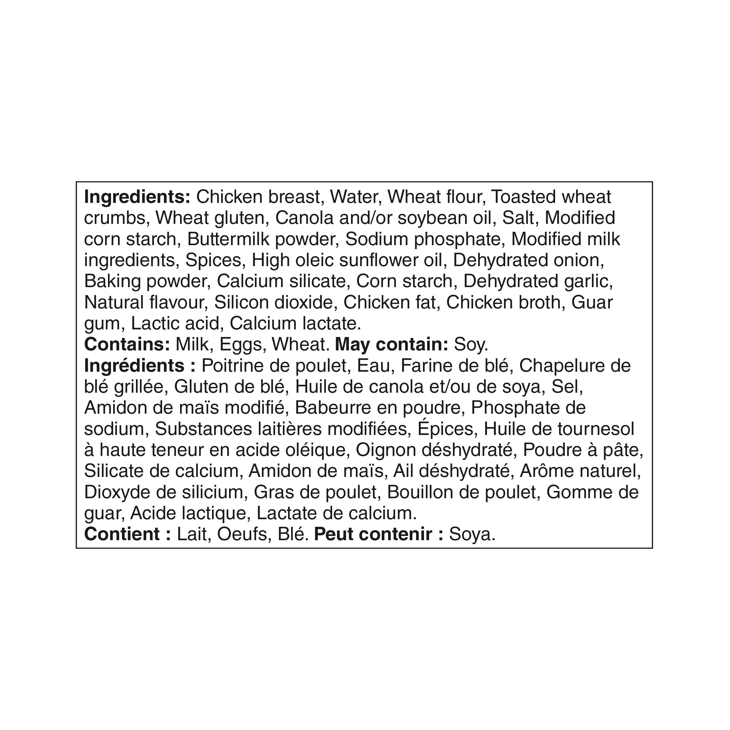 Great Value Buttermilk Chicken Breast Pieces, 1.2 kg