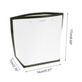 thumbnail image 3 of Unique Bargains Solid Color Gift Bags 4 Pcs White, 3 of 5