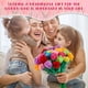thumbnail image 5 of 24 Pcs Graduation Flowers Graduation Plush Rose Mother's Day Flower Toy Colorful Stuffed, Plush Bouquet Bendable Stems 12.5 Inch, 5 of 5