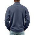 thumbnail image 4 of Men's Casual Corduroy Jacket Lightweight Zip Up Vintage Jacket Collared Bomber Jacket with Kangaroo Pockets, 4 of 6