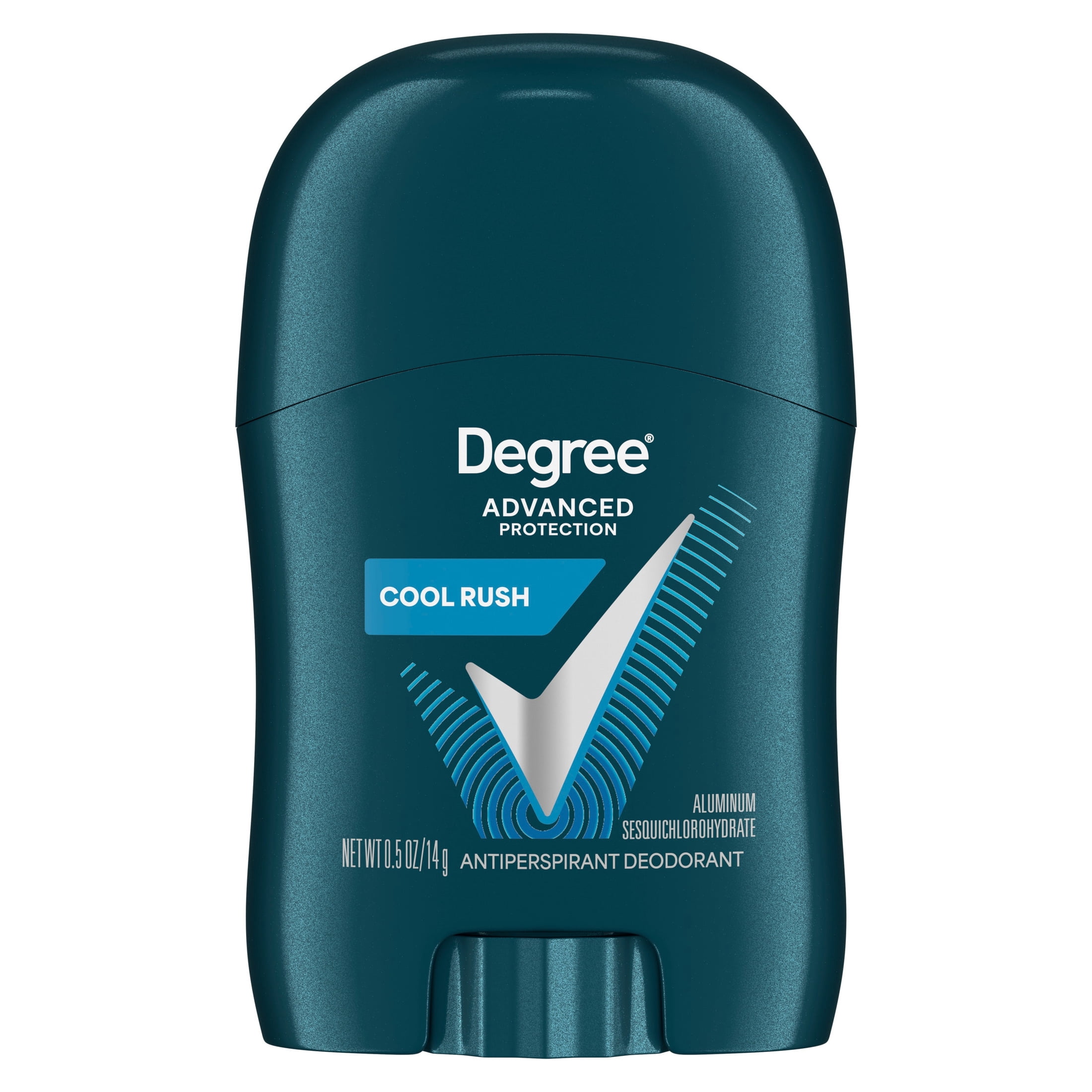 (6 pack) Degree Men Antiperspirant Deodorant 72-Hour Sweat & Odor Protection Cool Rush Antiperspirant For Men With Body Heat Activated Technology ,0.5 oz