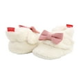 thumbnail image 4 of Infant Flat Shoes with Decorative Bow Knot High-top Warm Shoes, 4 of 9
