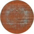 thumbnail image 1 of Ahgly Company Indoor Round Mid-Century Modern Red Oriental Area Rugs, 6' Round, 1 of 6