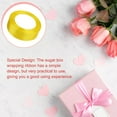 thumbnail image 3 of Walson Gift Wrap Ribbon Wedding Clothes Making Supply Multi-color DIY Craft Accessories Festival Fabric Polyester Ribbons Box Ornaments Lemon Yellow 15, 3 of 7