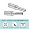 thumbnail image 4 of Uxcell 2 Pcs 5/8" a 3/8" Adaptador de manguera de acero inoxidable 304 Plata, 4 of 6