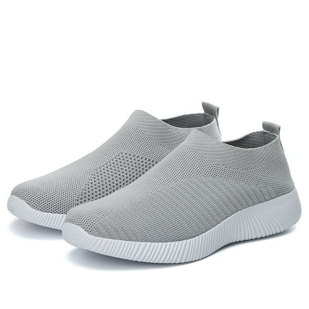 

Women‘s Lightweight Low Top Knit Sneakers Breathable Solid Color Soft Sole Casual Shoes Women‘s Sport Footwear