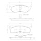 thumbnail image 2 of BALATAS CERAMICAS CONCORDE 2003 al 2004 CHRYSLER V6 2.7L Delanteras BREMBO ., 2 of 5