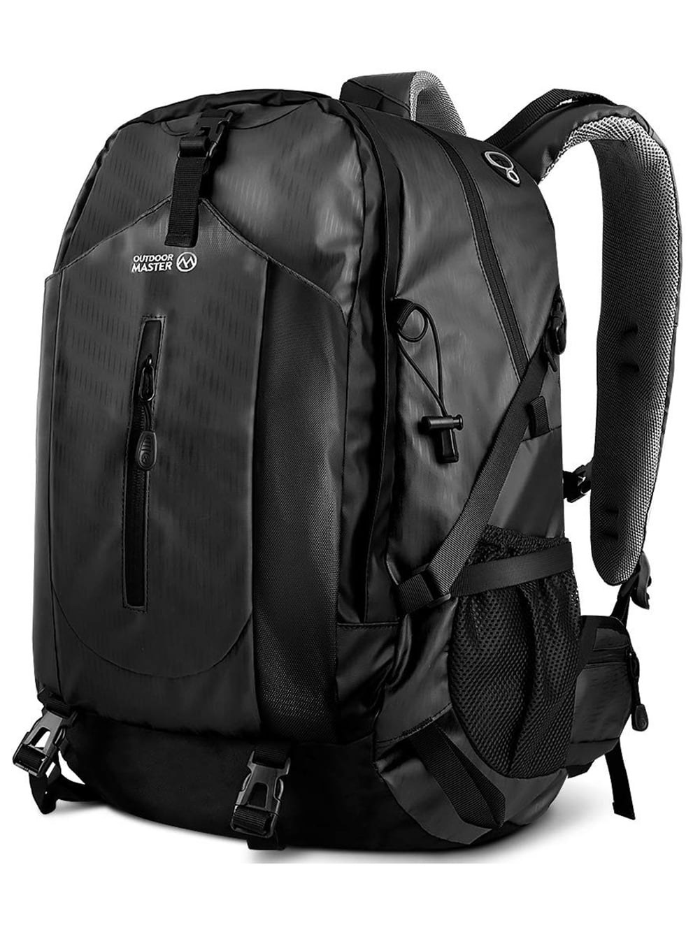 Hiking Backpack 50L Travel Backpack w/ Waterproof Rain Cover