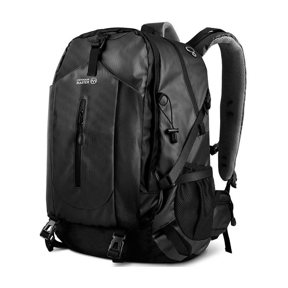 OutdoorMaster - Hiking Backpack 50L - Travel Backpack w/ Waterproof ...